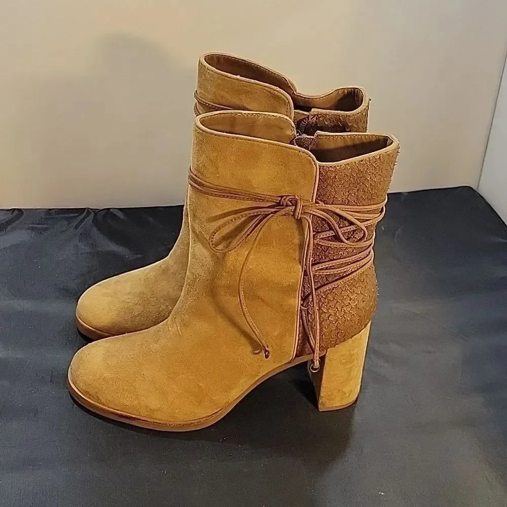 BRAND NEW JOHNSON & MURPHY ADLEY BLOCK HEEL BOOT
